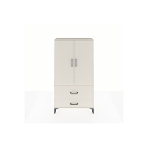 Arges Dolap Tek Raflı 2 Çekmeceli Tek Askılı 88x30x163 Aytaşı-aytaşı