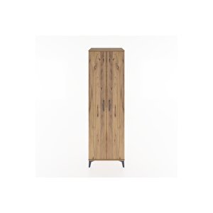 Hyperion Dolap 3 Raflı 2 Kapaklı Tek Askılı 60x44x195 Çam-çam