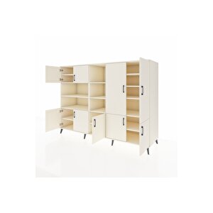 Kronos Dolap 14 Raflı 9 Kapaklı 220x59x163 Aytaşı-aytaşı