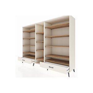 Hyperion Dolap 14 Raflı 2 Çekmeceli  220x44x163 Aytaşı-çam/aytaşı