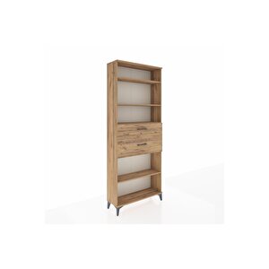 Arges Dolap 4 Raflı 2 Çekmeceli 88x30x221 Çam-çam