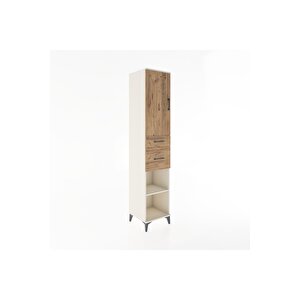 Hyperion Dolap 4 Raflı 2 Çekmeceli Tek Kapaklı 44x44x221 Aytaşı-çam