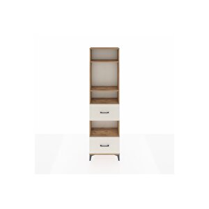 Arges Dolap 4 Raflı 2 Çekmeceli 60x30x221 Çam-aytaşı