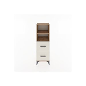 Hyperion Dolap 2 Raflı 2 Çekmeceli 44x44x134 Çam-aytaşı