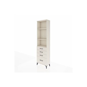 Arges Dolap 3 Raflı 4 Çekmeceli 60x30x221 Aytaşı-aytaşı