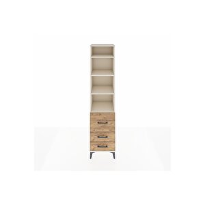 Hyperion Dolap 4 Raflı 3 Çekmeceli 44x44x195 Aytaşı-çam