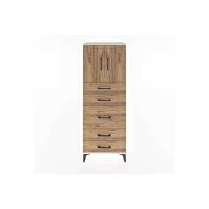 Hyperion Dolap 2 Raflı 5 Çekmeceli 2 Kapaklı 60x44x163 Aytaşı-çam