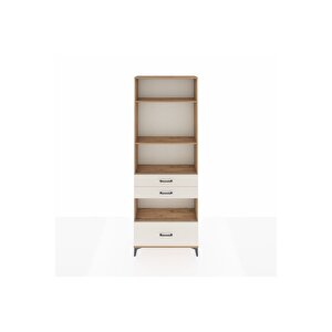 Arges Dolap 4 Raflı 3 Çekmeceli 88x30x243 Çam-aytaşı