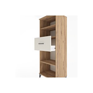 Hyperion Dolap 3 Raflı Tek Çekmeceli 60x44x163 Çam-aytaşı