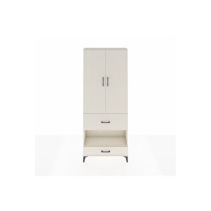 Arges Dolap 4 Raflı 2 Çekmeceli 2 Kapaklı 88x30x221 Aytaşı-aytaşı