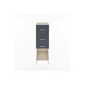 Hyperion Dolap 3 Çekmeceli 44x44x134 Aytaşı-antrasit