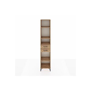 Arges Dolap 4 Raflı 2 Çekmeceli 44x30x221 Çam-çam