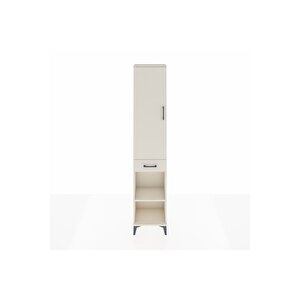 Arges Dolap 3 Raflı Tek Çekmeceli Tek Askılı 44x30x221 Aytaşı-aytaşı