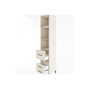 Hyperion Dolap 4 Raflı 3 Çekmeceli 44x44x221 Aytaşı-aytaşı