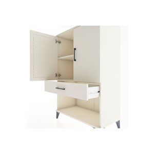 Hyperion Dolap 2 Raflı Tek Çekmeceli 2 Kapaklı 88x44x134 Aytaşı-aytaşı