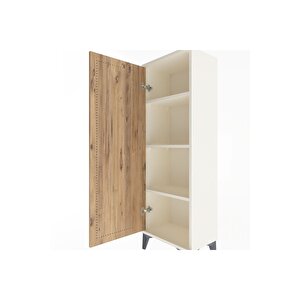 Arges Dolap 3 Raflı Tek Kapaklı 44x30x134 Aytaşı-çam