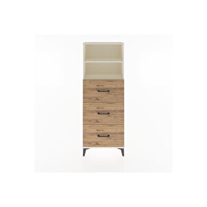 Arges Dolap 2 Raflı 3 Çekmeceli 60x30x163 Aytaşı-çam