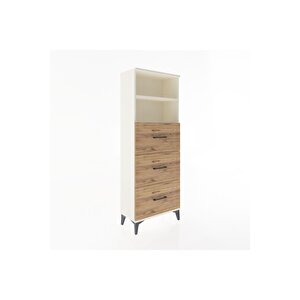 Arges Dolap 2 Raflı 3 Çekmeceli 60x30x163 Aytaşı-çam