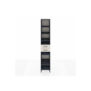 Hyperion Dolap 6 Raflı 2 Çekmeceli 44x44x243 Antrasit-aytaşı