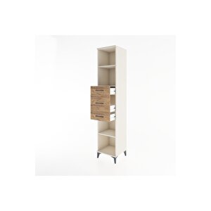 Hyperion Dolap 3 Raflı 3 Çekmeceli 44x44x221 Aytaşı-çam