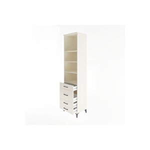 Hyperion Dolap 4 Raflı 4 Çekmeceli 60x44x243 Aytaşı-aytaşı