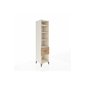 Hyperion Dolap 4 Raflı Tek Çekmeceli 44x44x195 Aytaşı-çam