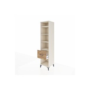 Hyperion Dolap 4 Raflı Tek Çekmeceli 44x44x195 Aytaşı-çam