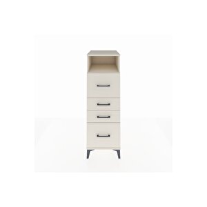 Kronos Dolap Tek Raflı 4 Çekmeceli 44x59x134 Aytaşı-aytaşı