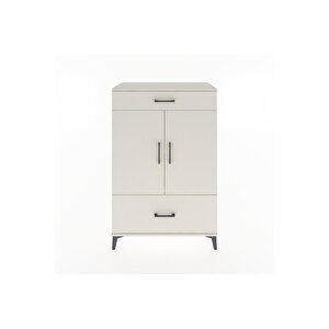Hyperion Dolap 2 Raflı 2 Çekmeceli 2 Kapaklı 88x44x134 Aytaşı-aytaşı