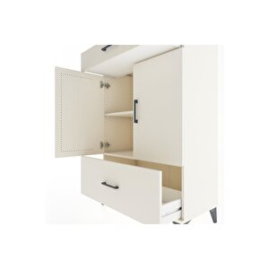 Hyperion Dolap 2 Raflı 2 Çekmeceli 2 Kapaklı 88x44x134 Aytaşı-aytaşı