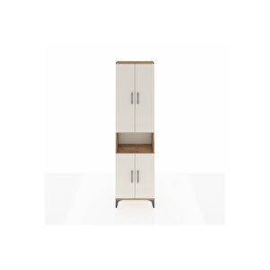 Arges Dolap 5 Raflı 4 Kapaklı 60x30x221 Çam-aytaşı