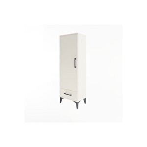 Arges Dolap Tek Raflı Tek Çekmeceli Tek Askılı 44x30x134 Aytaşı-aytaşı