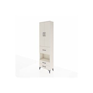 Arges Dolap 3 Raflı 3 Çekmeceli Tek Askılı 60x30x221 Aytaşı-aytaşı