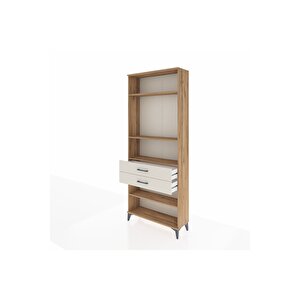 Arges Dolap 4 Raflı 2 Çekmeceli 88x30x221 Çam-aytaşı