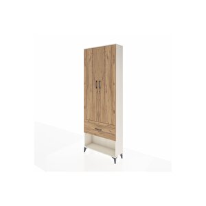 Arges Dolap Tek Raflı Tek Çekmeceli Tek Askılı 88x30x243 Aytaşı-çam