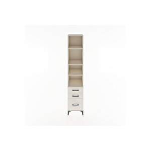 Hyperion Dolap 4 Raflı 3 Çekmeceli 44x44x221 Aytaşı-aytaşı