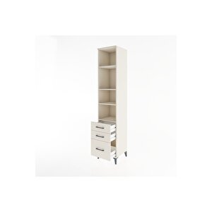 Hyperion Dolap 4 Raflı 3 Çekmeceli 44x44x221 Aytaşı-aytaşı