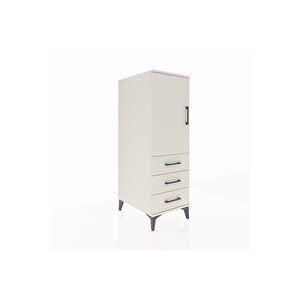 Kronos Dolap 2 Raflı 3 Çekmeceli Tek Kapaklı 44x59x134 Aytaşı-aytaşı