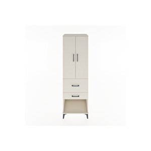 Hyperion Dolap 3 Raflı 2 Çekmeceli 2 Kapaklı 60x44x195 Aytaşı-aytaşı