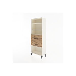 Arges Dolap 3 Raflı 2 Çekmeceli 60x30x163 Aytaşı-çam