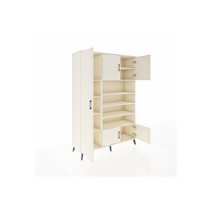 Hyperion Gardrop 10 Raflı 5 Kapaklı 132x44x195 Aytaşı-aytaşı