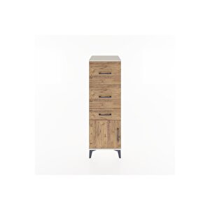 Hyperion Dolap 3 Çekmeceli Tek Kapaklı 44x44x134 Aytaşı-çam