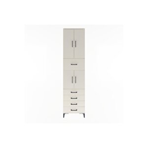 Arges Dolap 4 Raflı 5 Çekmeceli 4 Kapaklı 60x30x243 Aytaşı-aytaşı