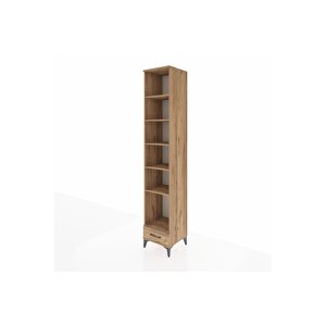 Hyperion Dolap 6 Raflı Tek Çekmeceli 44x44x243 Çam-çam