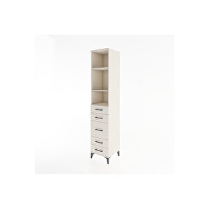 Hyperion Dolap 3 Raflı 5 Çekmeceli 44x44x221 Aytaşı-aytaşı