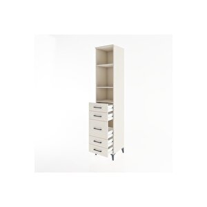 Hyperion Dolap 3 Raflı 5 Çekmeceli 44x44x221 Aytaşı-aytaşı