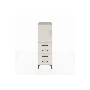 Kronos Dolap 2 Raflı 4 Çekmeceli Tek Kapaklı 44x59x134 Aytaşı-aytaşı