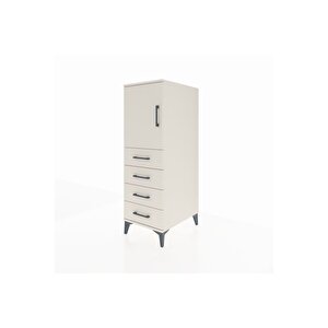 Kronos Dolap 2 Raflı 4 Çekmeceli Tek Kapaklı 44x59x134 Aytaşı-aytaşı