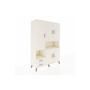 Hyperion Gardrop 10 Raflı 2 Çekmeceli 5 Kapaklı 132x44x195 Aytaşı-aytaşı