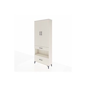 Arges Dolap 4 Raflı 2 Çekmeceli 2 Kapaklı 88x30x221 Aytaşı-aytaşı